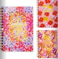 suda a5 hard covered spiral notebook/journal 160pg - asstd colours
