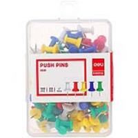 deli push pins coloured box 100