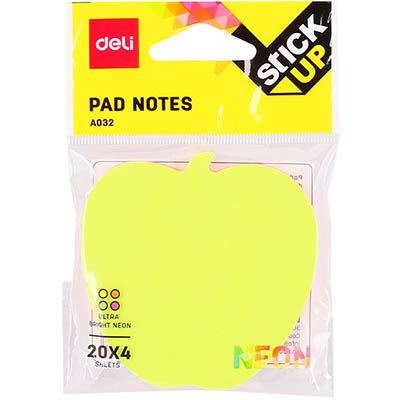 Image for DELI A032 STICK UP NOTES 76MM ASSORTED SHAPES/COLOURS from Darwin Business Machines Office National