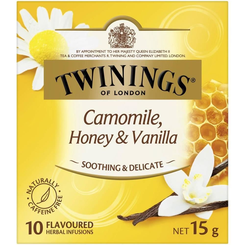 Image for TWININGS CAMOMILE HONEY AND VANILLA TEA BAGS PACK 10 from Discount Office National
