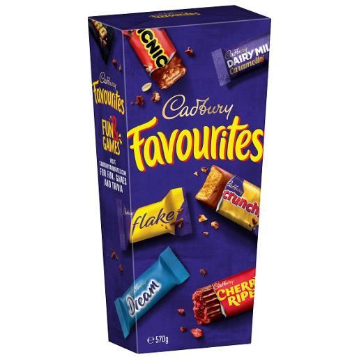 CADBURY FAVOURITES CHOCOLATES  X 9 PACKS BULK |  | CADFAVOUR