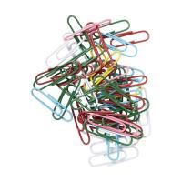 paper clips plastic coated 50mm pk100