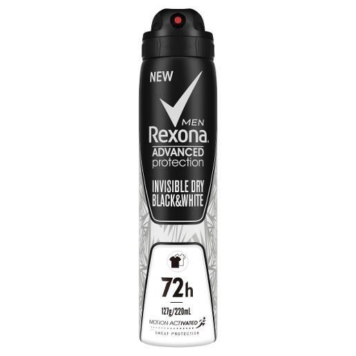 Image for REXONA MEN ANTI-PERSPIRANT INVISIBLE DRY AEROSOL SPRAY 220ML from Discount Office National