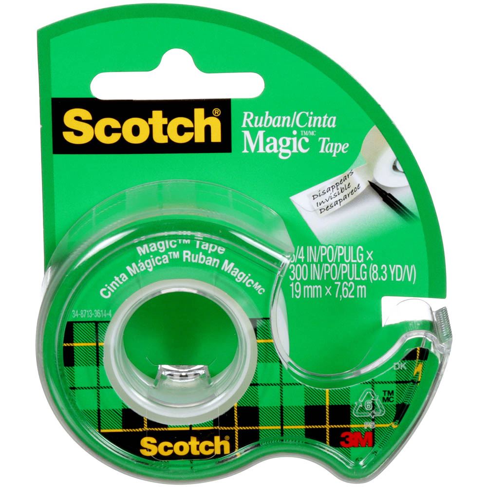Image for Tape 3M Scotch Magic 105 Dispenser 19mm x 7.6M from Ezi Office Supplies Gold Coast Office National