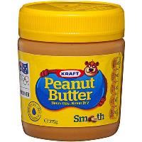 kraft peanut butter smooth 375gm