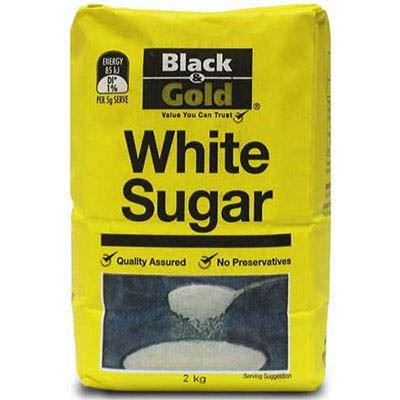 Image for BLACK AND GOLD SUGAR WHITE 2KG from Ezi Office Supplies Gold Coast Office National