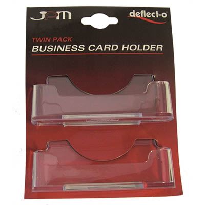 Image for Deflecto Bus Card Holder Twin Pack from Ezi Office Supplies Gold Coast Office National