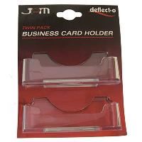 deflecto bus card holder twin pack