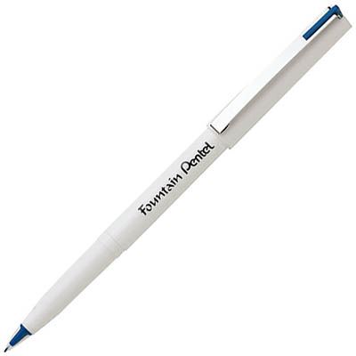 Image for PENTEL JM20WU DISPOSABLE FOUNTAIN PEN BLUE BOX 12 from Emerald Office Supplies Office National