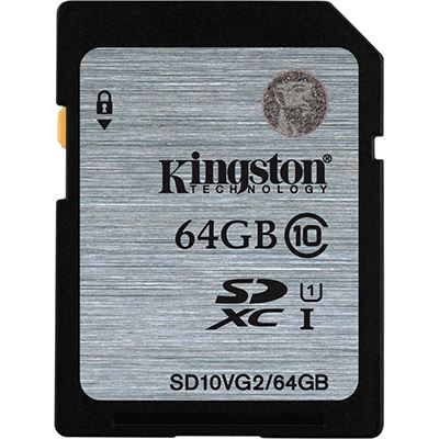 Image for KINGSTON MEMORY CARD 64GB SDHC/SDXC CLASS 10 UHS-I from Emerald Office Supplies Office National