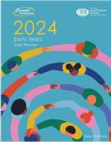 createl teacher diary early years daily 2024