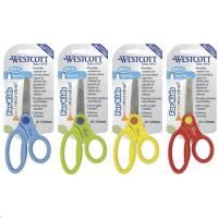 westcott kids microban scissors blunt tip 5 inch assorted colours