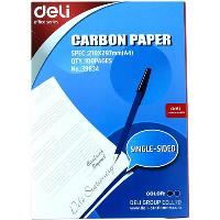deli blue carbon paper a4 pack 10
