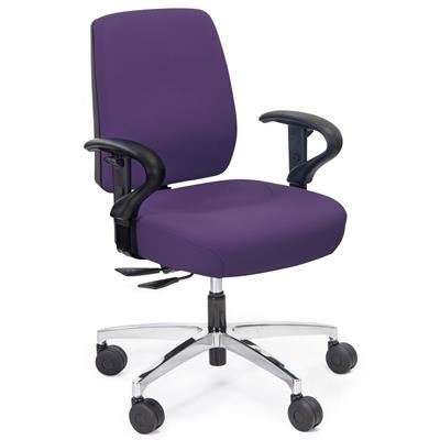 Image for TSS GALAXY 200 INTENSIVE CHAIR WITH ARMS AUBERGINE from Office National Hobart