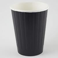 writer dual wall paper cup 12oz black  sleeve of 25
