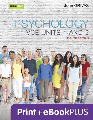 Image for JACARANDA PSYCHOLOGY VCE UNITS 1&2 8TH EDITION from Office National Hobart
