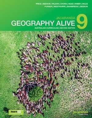 Image for JACARANDA GEOGRAPHY ALIVE 9 2ND EDITION from Office National Hobart