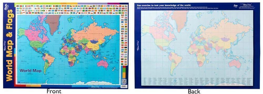 Image for WORLD MAP WALL CHART from Office National Hobart