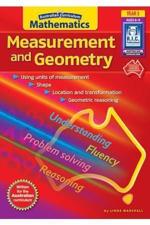Image for MEASUREMENT AND GEOMETRY FOR THE AUSTRALIAN CURRICULUM YEAR 3 AGES 8-9 from Office National Hobart