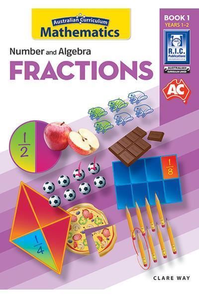 Image for AUSTRALIAN CURRICULUM MATHEMATICS BOOK 1  FRACTIONS YEARS  1 AND 2 from Office National Hobart