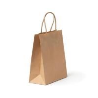 paper bag brown loop handle #16 350 x 260 x 100 gussett