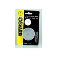 osmer rotary wheel cutter blade perforated pack of 3