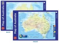 map of australia poster