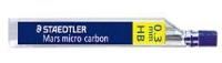 staedtler 250 mars micro carbon mechanical pencil leads 2h 0.3mm tube 12