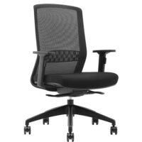 style bolt executive mesh chair black synchro mech 3 locking positions