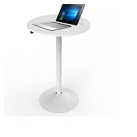 pneumatic height adjustable round meeting table