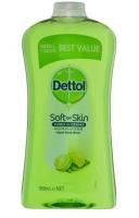 dettol antibacterial liquid soft wash refill 950ml citrus lime