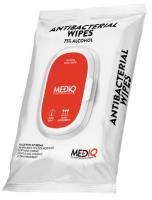 mediq anti bacterial surface wipes 75% alcohol pack 80