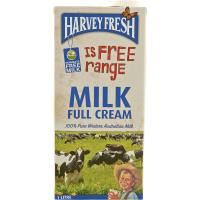 harvey fresh long life full cream milk 1 litre