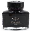 parker quink fountain pen ink permanent 57ml bottle black