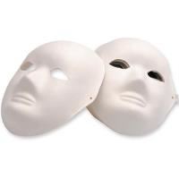 educational colours full face paper mache masks pack 6