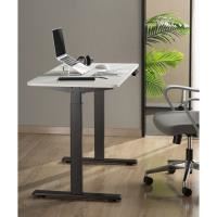 ergovida eed-822d sit stand desk 1200mm x 600mm - white top black frame