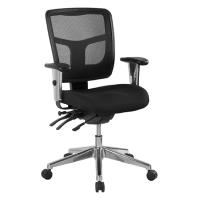 oyster mesh low back office chair with arms - oyex1-l