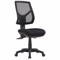 rio fully ergonomic high mesh back office chair - black rio-h-mb