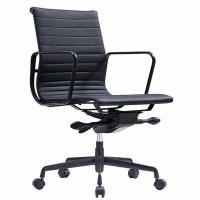 volt leatherette executive office chair - black