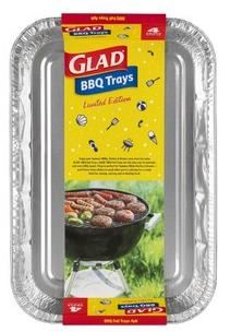 Image for GLAD FOIL BBQ FOIL TRAY PACK OF 4 from Mackay Business Machines (MBM) Office National