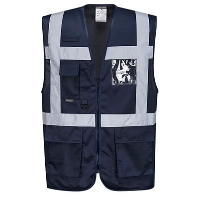 Image for F476-LONA EXECUTIVE VEST( NAVY/ROYAL BLUE/RED COLOUR XS-5XL) from Office National Manstat