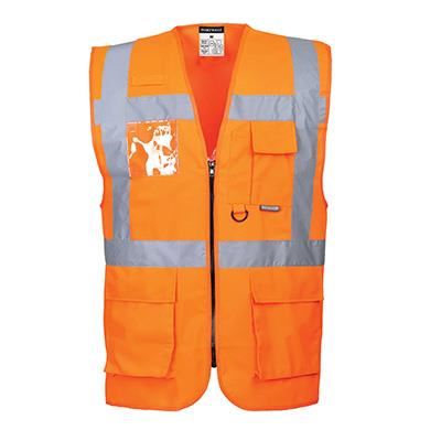 Image for S476 - BERLIN EXECUTIVE VEST (ORANGE AND YELLOW COLOUR XS-5XL) from Office National Manstat