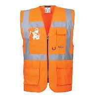 s476 - berlin executive vest (orange and yellow colour xs-5xl)