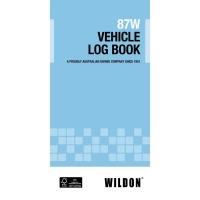 wildon 87w vehicle log book - blue cover