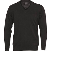 pullover jumper wool blend black 5xl