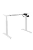 vertilift electric height adjustable desk frame  ** single motor ** in white