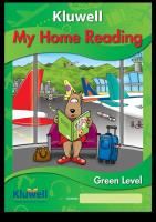 kluwell my home reading green level (middle)