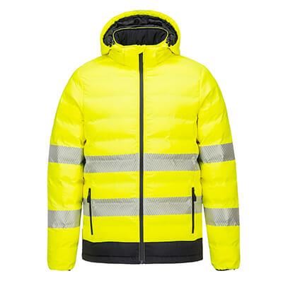 Image for PORTWEST S548 HI-VIS ULTRASONIC HEATED TUNNEL JACKET LARGE from Officebarn Office National