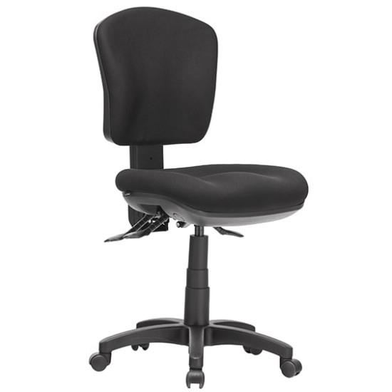 Image for STYLE EXPRESS AQUA TASK CHAIR MEDIUM BACK BLACK from Officebarn Office National