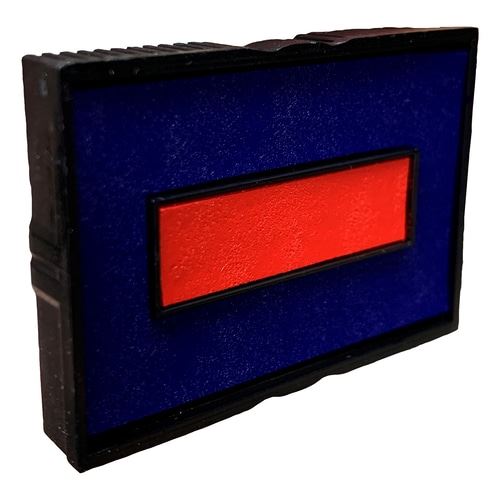 Image for SHINY S400 BLUE PAD WITH RED INSERT from Everyday & Simply Office National
